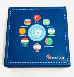 Türk Devletleri Teşkilatı Bronz (Okside) Hatıra Parası - Kutulu