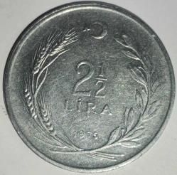 TÜRKİYE 1975   2,5  LİRA