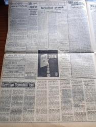 Cumhuriyet Gazetesi - 28 Temmuz 1962 - Ortak Pazar Ve Avrupa Birliği Yazan Nadir Nadi Köşe Yazısı - Mahalli Seçimlerin Tarihi Yaklaştıkça Partilerin Faaliyeti Gittikçe Artıyor - Cezayir'de Ben Bella İle Ben Hedda'nın Uzlaşması İhtimali Belirdi - Jandarma Assubay Okulu Giriş İmtihanları Uzayınca 2 Bin Öğrenci Ankara'da Taşkınlık Yaptı - Eşkıya Ülkesi Doğu Dağlarında 4 Röportajı Yapan Erol Dallı Yazı Dizisi - Tabii Senatör Ahmet Yıldız İsmet İnönü'yü Övdü - Gecenin Ucundaki Işık Yazan Peride Celal Yazı Dizisi - Sınıfsız Toplum Yazan İlhan Selçuk Köşe Yazısı - Melih Cevdet Anday Köşe Yazısı - Fidel Castro Ömür Boyu Sovyet Yardımı İle Yaşayamayız Dedi - Avrupa Siyasi Birliği İçin Çalışmalar -  Bay Oscar Karikatür - Profesör Nümbüs'ün Maceraları Çizgi Roman - Jane'in Kızı Çizgi Roman - Resimli Roman Melun Kız Çizen Yves Sayol - Galatasaraylı Ergun Öztuna Fenerbahçe İle 2 Senelik Mukavele Yaptı - Galatasaray 29 Ağustos'ta Palermo İle Karşılaşacak - Avrupa Binicilik Şampiyonası - Eskrim