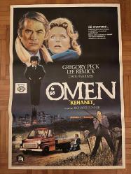 THE OMEN * KEHANET * GREGORY PECK * 1976 * ORİJİNAL SİNEMA FİLM AFİŞİ / POSTER * 70 x 100 CM
