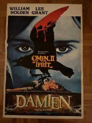 DAMIEN - OMEN 2 * İFRİT * 1978 * ORİJİNAL SİNEMA FİLM AFİŞİ / POSTER * 70 x 100 CM