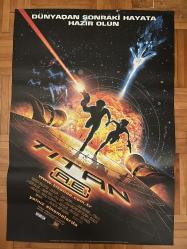 TITAN A.E. * DÜNYADAN SONRA * MATT DAMON * DREW BARRYMORE * 2000 - ANİMASYON * ORİJİNAL SİNEMA FİLM AFİŞİ / POSTER * 70 x 100 CM
