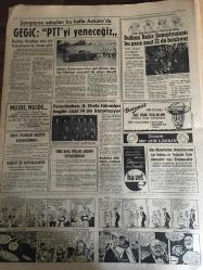 HÜRRİYET GAZETESİ 19 NİSAN 1967 YIL :19 SAYI :6813--İnönü :Sekizler için kurultay karar verecek --Hırsız kovalarken çukura düşen bekçi ayağını  kırdı --Sahte avukat bir yıl hapse mahkum oldu --Ali Fuat Başgil in Cenazesi Kaldırıldı --İstanbul  Emniyet Müdürü ve 14 Valinin Yeri Değişti ---Balkon seyircileri bir başkan eşi ile  oturmaktan çok memnun oldular --Polise de sadece  yakalamak  düştü ---Seller Güney de can ve mal kaybına  sebep oldu --Pakistan da kolera ve çiçekten 398 kişi öldü ---Gegiç : PTT yi yeneceğiz ---Fenerbahçe  ,A.Ordu takımları bugün saat 14 de karşılaşıyor ---Balkan Boks Şampiyonası Bu Gece Saat 21 de Başlıyor ---Kısmet  Nisan ayı sonunda  yeni  ufuklara doğru yelken basacak --14 Ay önce  Gana da darbe  yapan general öldürüldü --Radyo Programları --Önümüzdeki yıl üçlü öğretime gidilmemesi için çalışılıyor ---Basketbol  Milli Takımı Açıklandı --Adana Demirspolular  gol atsınlar diye Sarı Mahmut otomobili ile sahayı düzeltti ---