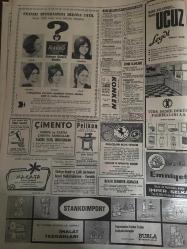 HÜRRİYET GAZETESİ 17 NİSAN 1967 YIL :19 SAYI :6811--Feyzioğlu :Yılmadan mücadele edeceğiz dedi --Esat Selçuk  hapishanede  deli numaraları yapıyor : On binlerce suçlu gördüm böyle bir adama ilk defa rastlıyorum  --Özkan ,bir  çırpıda altı hastaneyi daha gece kontrol etti ---Üskidar da oturak alemi yapılan tek  evi de polisler bastı ---Feyzioğlu na Kayseri de  yapılan tezahürat genel merkezi kızdırdı ---Kraliçe  seçilen 10 firma ile birer film çevirip 100 bin lira alacak --İnönü : Bu  iş kurultay da bitecek dedi ---Ham petrol fiyatlarını  indirilecek ---İngiliz kızlarını  satan bir şebeke varmış ---Altay ,Fenerbahçe  yi de yendi :2-1--Beşiktaş :0 PTT :0 --Galatasaray :0 Ankaragücü :0--İstanbul spor : 0 Demirspor :0--Şevket ustanın  yaptığı altın kaplama alem İstanbul  un üstüne yerleşti --8 Hemşireyi öldüren  katil idama mahkum edildi --