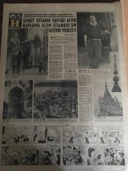 HÜRRİYET GAZETESİ 17 NİSAN 1967 YIL :19 SAYI :6811--Feyzioğlu :Yılmadan mücadele edeceğiz dedi --Esat Selçuk  hapishanede  deli numaraları yapıyor : On binlerce suçlu gördüm böyle bir adama ilk defa rastlıyorum  --Özkan ,bir  çırpıda altı hastaneyi daha gece kontrol etti ---Üskidar da oturak alemi yapılan tek  evi de polisler bastı ---Feyzioğlu na Kayseri de  yapılan tezahürat genel merkezi kızdırdı ---Kraliçe  seçilen 10 firma ile birer film çevirip 100 bin lira alacak --İnönü : Bu  iş kurultay da bitecek dedi ---Ham petrol fiyatlarını  indirilecek ---İngiliz kızlarını  satan bir şebeke varmış ---Altay ,Fenerbahçe  yi de yendi :2-1--Beşiktaş :0 PTT :0 --Galatasaray :0 Ankaragücü :0--İstanbul spor : 0 Demirspor :0--Şevket ustanın  yaptığı altın kaplama alem İstanbul  un üstüne yerleşti --8 Hemşireyi öldüren  katil idama mahkum edildi --