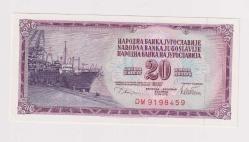 1978 YUGOSLAVYA  20 DİNAR - ÇİL-ÇA