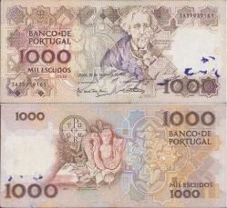 PORTEKİZ 1000 ESCUDOS 1990 ÇT KONDÜSYON