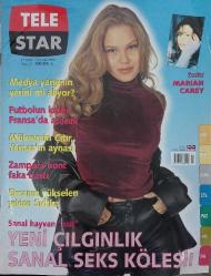 SHOW BASIN-TELE STAR DERGİSİ-TELESTAR-17 ARALIK-23 ARALIK-1997-SAYI:27-200.000 TL-POSTER-MARIAH CAREY-MELİKE ÖCALAN-MEDYA YARGININ YERİNİ Mİ ALIYOR-FUTBOLUN KALBİ FRANSA'DA ATACAK-MÜKREMİN ÇITIR,YILMAZ'IN AYNASI-ZAMPARA KONT FAKA BASTI-EKRANIN YÜKSELEN YILDIZI SIDIKA-SANAL HAYVAN OUT-YENİ ÇILGINLIK SANAL SEKS KÖLESİ-MELDA GÜR-ERAY YUMUŞAKER-NÜKHET DURU-EKREM BORA-YASEMİN BORA-CEM YILMAZ-BEYAZIT ÖZTÜRK-BİNNAZ AVCI+İZEL-MURAT BAŞOĞLU-YEŞİM TAN-ÇAĞLA ŞİKEL-NADİDE SULTAN-ROBER HATEMO-FERİDUN DÜZAĞAÇ-AYSEL JANCI-MÜJDE AR-OKAN BAYÜLGEN-SİBEL CAN-DENİZ SEKİ-KADİR INANIR-DİDEM UZEL-MUSTAFA BEYAZKUŞ-YILMAZ ERDOĞAN-ERDAL ÖZYAĞCILAR-PERRAN KUTMAN-KEREM ALIŞIK-MUAZZEZ ERSOY-EMİNE ÜN-İBRAHİM ERKAL-PAKİZE SUDA-REHA MUHTAR-BİZİMKİLER  10 YAŞINDA-HASİBE EREN-YENİ MASAL KAHRAMANI-HANDE DEMİRKOL-MAHSUN KIRMIZIGÜL-GERÇEĞİ AYRI OYUNU AYRI ZEVK FIFA 98-BEŞAMEL SOSLU AŞK-TOPRAK SERGEN-SEDA SAYAN-HALUK LEVENT-ZEKI METIN-ZEKI ALASYA-METİN AKPINAR-ŞAHSENEM-ŞEBNEM DÖNMEZ-ROB ROY-ERKEKLER NE İŞE YARAR-YILBAŞI