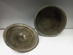 Antika Eski Usta İşçilikli Bakır Kazan - Tencere