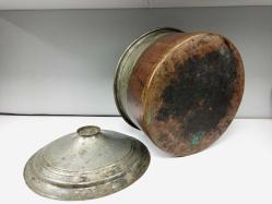 Antika Eski Usta İşçilikli Bakır Kazan - Tencere