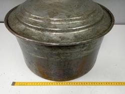 Antika Eski Usta İşçilikli Bakır Kazan - Tencere