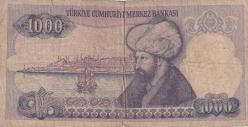 7. Emisyon B01 Serisi Seri Başı 1000 Türk Lirası