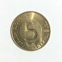 Slovenya 5 Tolarjev 2000