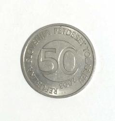 Slovenya 50 Tolarjev 2003