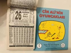 26 Haziran 2018 hediyelik orijinal Türkiye takvim yaprağı (Cin Ali kitabı hediyeli:)