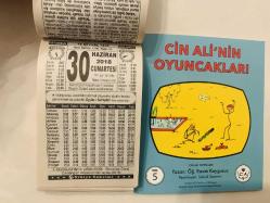 30 Haziran 2018 hediyelik orijinal Türkiye takvim yaprağı (Cin Ali kitabı hediyeli:)