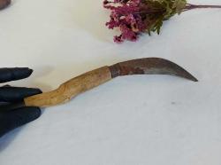 Antika Bağ Bıçağı - Budama Bıçağı - Bağ Bahçe Katlanır Cep Çakısı - - 09