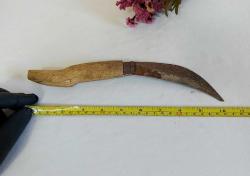 Antika Bağ Bıçağı - Budama Bıçağı - Bağ Bahçe Katlanır Cep Çakısı - - 09