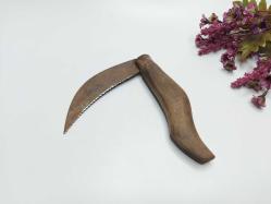 Antika Bağ Bıçağı - Budama Bıçağı - Bağ Bahçe Katlanır Cep Çakısı - Testere Çakı - 03