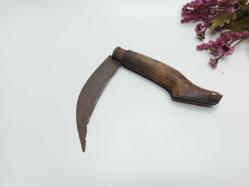 Antika Bağ Bıçağı - Budama Bıçağı - Bağ Bahçe Katlanır Cep Çakısı - Testere Çakı - 96