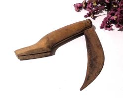 Antika Bağ Bıçağı - Budama Bıçağı - Bağ Bahçe Katlanır Cep Çakısı - Çakı - S9