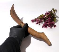 Antika Bağ Bıçağı - Budama Bıçağı - Bağ Bahçe Katlanır Cep Çakısı - Çakı - S9