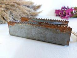 Antika Demir Kaşağı - At İnek - BoğaTarağı - Hayvan Tımar Tarağı - 002