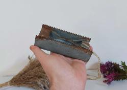 Antika Demir Kaşağı - At İnek - BoğaTarağı - Hayvan Tımar Tarağı - 002