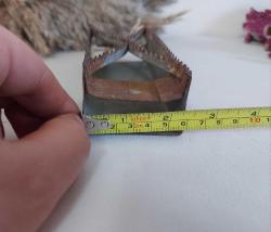 Antika Demir Kaşağı - At İnek - BoğaTarağı - Hayvan Tımar Tarağı - 002