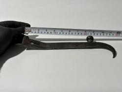 Antika  Demir Çekiç - Keser - Çok Amaçlı Alet - Demir Sap / Kafa Tasarım Çekiç / Temiz