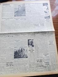 Vatan Gazetesi - 30 Eylül 1954 - Kıbrıs Siyasetimiz Yazan Ahmet Emin Yalman Köşe Yazısı - Batı Almanya'nın NATO'ya Girmesine Fransa Razı - Maliye Bakanı Hasan Polatkan Amerikalı İktisatçı Max Thornburg'la Görüştü - Makarios Bu Sefer Tehdit De Ediyor - Sadıkzade Nazım Şilebinin Battığı Anlaşıldı - Kasım Gülek Seçimlere Gireceğiz Dedi - Türk Havacıları Altı Kupadan Üçünü Kazandı - Sivas'ta Uranyum Madeni Bulundu - Bu Toprak Uyanacaktır Yazan Muzaffer Buyrukçu Yazı Dizisi - Ingrid Bergman'ın Yeni Filmi Tamamlandı - Türk Musikisi Yayını Yeniden Tanzim Edilecek - Mesut Cemil Ve Münir Nurettin Selçuk Bu Hususta Dün İzahat Verdiler - Fransa'da Uçan Daire Ve Cisimler Görüldü - İran Komünist Partisi Lideri Yahya Hudanabhad Tevkif Edildi - Celal Bayar'la Yugoslavya'da Yazan Tunç Yalman Yazı Dizisi - Kleopatra Yazan Emil Ludwig Yazı Dizisi - Galatasaray Istanbul Yüzme Şampiyonu Oldu - Kader Feneri Yazan Jean Martet Yazı Dizisi - Yüzen Mayo - Milli Takım Kampı Mona Palas Otelinde Devam Etmektedir