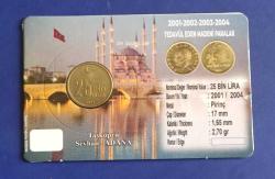2001 25 Bin Lira Çil Kendi Özel Tanıtım kitinde