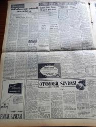Vatan Gazetesi - 26 Ekim 1954 - Hürlerin Bayramı Yazan Ahmet Emin Yalman Köşe Yazısı - İstanbul Belediye Başkanı Şubat'ta Seçilecek - Tito Rus Siyaseti Değişti Diyor - Amerika'da Türkiye'ye İhracat Yapacakları Kredi Açılıyor - Yeni Verem İlacının Tecrübesi Ümitli - Kürtaj Davasına Dün Yeniden Başlandı - Kıbrıs Meselesi Avam Kamarasında - Otomobil Sevdası Yazan İsmail Ateş Yazı Dizisi - Florence Nightingale'in Geliş Yıldönümü Programı - Hoş Memo Karikatür - Gölpazarında Uçan Puro Görüldü - Kleopatra Yazan Emil Ludwig Yazı Dizisi - Pasolar Tek Tip Olacak - Galatasaray Amatör Muhtelit Bugün Karşılaşıyor -  Sinema Tenkidleri Yazan Oktay Akbal - Dünya Basketbol Şampiyonası - Elektrik Ampulünün İcadının Yıldönümü - Hitler'in Doğduğu Ev Yine Meyhane Oluyor - Ankara İstanbul İzmir Radyosu Programı - IFA Dizel Kamyonlarımız - Arı Bisküvileri - Berta Yağ - Yuvanızı Zevkinize Göre Rübi Süsler - Ölüm Hücresi Adlı Eserin Yazarı İdam Mahkumu Chessman'ın Son Talebi De Reddedildi - Nedim Ökmen