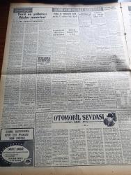 Vatan Gazetesi - 28 Ekim 1954 - Suikastçının Kurşunu Yazan Ahmet Emin Yalman Köşe Yazısı - Müslüman Kardeşler Merkezi Ateşe Verildi - Suikastten Sağ Kurtulan Cemal Abdülnasır Kahire'ye Döndü - Cemal Abdülnasır'ın Mısır İhtilalinin İçyüzü Eserini Kitap Halinde Neşrettik - Maliye Vekaleti Bütçeyi Başvekalete Verdi - İngiltere Kıbrıs İçin Beyaz Kitap Çıkardı - Bakırköy Akıl Hastanesi'nde Yolsuzluğun Duruşması - Nafia Vekili Kemal Zeytinoğlu Dün Paris'ten Döndü - Preveze Denizaltısı Donanmaya Katıldı - Otomobil Sevdası Yazan İsmail Ateş Yazı Dizisi - Yerli Ve Yabancı İlaçlar Meselesi Yazan Doktor Kemal Saraçoğlu - Otobüs Ve Tramvaylar Eylül Ayında 11 Milyon Kişi Taşıdı - Marilyn Monroe Dün Boşandı - Uçan Dairelere Dair Yeni Yorumlar - Adapazarı'nda Sait Faik Abasıyanık Günü Yazan Oktay Akbal - Vatan Radyo İlavesi - Haftanın Bestecisi Robert Schumann - Amerika'nın Sesi Kütüphanesi - Bugün Dolmabahçe Stadında Vefa İle Emniyet Karşılaşacak - Spor Konfederasyonu Kuruluyor - Karakucak Güreş