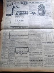 Vatan Gazetesi - 28 Ekim 1954 - Suikastçının Kurşunu Yazan Ahmet Emin Yalman Köşe Yazısı - Müslüman Kardeşler Merkezi Ateşe Verildi - Suikastten Sağ Kurtulan Cemal Abdülnasır Kahire'ye Döndü - Cemal Abdülnasır'ın Mısır İhtilalinin İçyüzü Eserini Kitap Halinde Neşrettik - Maliye Vekaleti Bütçeyi Başvekalete Verdi - İngiltere Kıbrıs İçin Beyaz Kitap Çıkardı - Bakırköy Akıl Hastanesi'nde Yolsuzluğun Duruşması - Nafia Vekili Kemal Zeytinoğlu Dün Paris'ten Döndü - Preveze Denizaltısı Donanmaya Katıldı - Otomobil Sevdası Yazan İsmail Ateş Yazı Dizisi - Yerli Ve Yabancı İlaçlar Meselesi Yazan Doktor Kemal Saraçoğlu - Otobüs Ve Tramvaylar Eylül Ayında 11 Milyon Kişi Taşıdı - Marilyn Monroe Dün Boşandı - Uçan Dairelere Dair Yeni Yorumlar - Adapazarı'nda Sait Faik Abasıyanık Günü Yazan Oktay Akbal - Vatan Radyo İlavesi - Haftanın Bestecisi Robert Schumann - Amerika'nın Sesi Kütüphanesi - Bugün Dolmabahçe Stadında Vefa İle Emniyet Karşılaşacak - Spor Konfederasyonu Kuruluyor - Karakucak Güreş