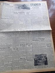 Vatan Gazetesi - 28 Ekim 1954 - Suikastçının Kurşunu Yazan Ahmet Emin Yalman Köşe Yazısı - Müslüman Kardeşler Merkezi Ateşe Verildi - Suikastten Sağ Kurtulan Cemal Abdülnasır Kahire'ye Döndü - Cemal Abdülnasır'ın Mısır İhtilalinin İçyüzü Eserini Kitap Halinde Neşrettik - Maliye Vekaleti Bütçeyi Başvekalete Verdi - İngiltere Kıbrıs İçin Beyaz Kitap Çıkardı - Bakırköy Akıl Hastanesi'nde Yolsuzluğun Duruşması - Nafia Vekili Kemal Zeytinoğlu Dün Paris'ten Döndü - Preveze Denizaltısı Donanmaya Katıldı - Otomobil Sevdası Yazan İsmail Ateş Yazı Dizisi - Yerli Ve Yabancı İlaçlar Meselesi Yazan Doktor Kemal Saraçoğlu - Otobüs Ve Tramvaylar Eylül Ayında 11 Milyon Kişi Taşıdı - Marilyn Monroe Dün Boşandı - Uçan Dairelere Dair Yeni Yorumlar - Adapazarı'nda Sait Faik Abasıyanık Günü Yazan Oktay Akbal - Vatan Radyo İlavesi - Haftanın Bestecisi Robert Schumann - Amerika'nın Sesi Kütüphanesi - Bugün Dolmabahçe Stadında Vefa İle Emniyet Karşılaşacak - Spor Konfederasyonu Kuruluyor - Karakucak Güreş