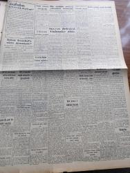 Vatan Gazetesi - 23 Kasım 1954 - Mehmedin Dünyası Yazan Ahmet Emin Yalman Köşe Yazısı - Türk Seması 2 Tatbikatı Başladı - Sovyet Delegesi Vishinsky Öldü - İktidarla Muhalefet Arasında Şiddetli Tartışmalar - Batı Trakya'da Neler Oluyor Yazan Burhan Arpad - CHP Genel Sekreteri Kasım Gülek İçinde Yürüyeceğiz Diyor - 12  Ada'da Zarar Görenlere Tazminat - Otomobil Sevdası Yazan İsmail Ateş Yazı Dizisi - Damlataş Mağarasında Tetkik Yapıldı - Müslüman Kardeşler Lideri Hudeybi Suikast Tertibini Reddetti - Milliyetçi Çin Ve Komünist Çin Arasında Deniz Savaşı - Komünistler Başarılarını Casuslara Borçludurlar - Sabahçı Kahveleri Yazan Cengiz Tuncer - Cemiyet Hayatı - Vöröş Lobogo Bugün Beşiktaş İle Oynuyor - 1958 Dünya Futbol Müsabakaları - Türkiye Şampiyonu Ve Rekortmeni Atlet Ekrem Koçak Fenerbahçe Kulübünden İstifa Etti - Galatasaraylı Futbolcu Suat Mamat Hastaneden Çıkıyor - Beşiktaş Maçından Fotoğraflar - İngiliz Milli Takımının Yeni Forması - Shell - Chirana Diş Tababeti Cihazları