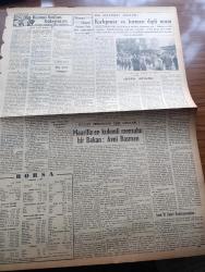 Vatan Gazetesi - 9 Haziran 1950 - İstikbal Karşısında Gençlik Yazan Ahmet Emin Yalman Köşe Yazısı - İşletmeler Bakanı Muhlis Ege'nin Beyanatı - Petrol Tesislerini Kimin Tarafından İşletileceği Malum Değil - Kırkpınar Güreşleri Bugün Başlıyor - Siyaset Ufkumuzun Yeni Simaları Yazan Sinan Korle Yazı Dizisi - Maarifin En Kıdemli Mensubu Bir Bakan Avni Başman - İstanbul Valisi Değiştiriliyor - Marshall Yardım Heyeti Türkiye Mümessili Russell Door Başbakan Adnan Menderes'le Görüştü - Dışişleri Bakanı Fuat Köprülü Dün Paris'ten Geldi - Maliye Bakanı Halil Ayan - Geçmişte Bugün Neron'un İntiharı Yazan Feridun Fazıl Tülbentçi Yazı Dizisi - İtham Eden Gözler Yazan Henry Bordeaux Yazı Dizisi - Fuad Arna Nuri Leflef'in Duruşması - Moskova'nın Emriyle Romanya'da Milli Liderler Arasında Geniş Temizlik - Tanınmış Arkeolog Thomas Whittemore Vefat Etti - Stalin Çin'de İmiş - Kanuni Sultan Süleyman Yazan Feridun Fazıl Tülbentçi Yazı Dizisi - Cemiyet Hayatı - Borsa - İstanbul Ankara Radyosu Programı