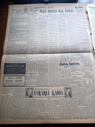 Vatan Gazetesi - 29 Aralık 1949 - Gerçek Ve Tatlı Bir Masal 2 Yazan Ahmet Emin Yalman Köşe Yazısı - Mecliste Çok Şiddetli Münakaşalardan Sonra Ek Bütçe Kabul Edildi - Mühim Bir Keşif Kanser Urlarında Mantar Şeklinde Parazitlerin Büyüdüğü Tesbit Edildi - Veremin Türkiye'deki Tahribatı Binde İki Yüz - Abdülfeyyaz Tevfik'in Ölüm Yıldönümü - Rita Hayworth Bir Kız Doğdu - Nihat Erim İngiliz Devlet Adamları Kadar Partici Değiliz Dedi - Endonezya Devletini Biz De Tanıdık - Ulus'taki Neşriyata Refik Koraltan'ın Cevabı - Esrarlı Kadın Yazan Alfred Machard Yazı Dizisi - Geçmişte Bugün Yazan Feridun Fazıl Tülbentçi Yazı Dizisi - Yeşil Denize Kuş Bakışı Yazan Behçet Kemal Çağlar - Casuslar Ankara'da Yazan L.C. Mayzisch Yazı Dizisi -  Dünya Birliği Kurulmalıdır - Mekteplerde Yılbaşı Tatili - Moskova'dan Geliyorum Yazan Memduh Tezel - Yeni Çıkan Yılbaşı Plakları Perihan Altındağ Sözeri - Bulmaca - Philips Radyo - Radyolin Diş Macunu - Tablet ve Şurup Reosil Öksürük Bronşiti Keser - Vakko