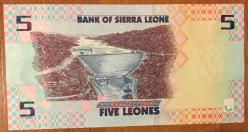 SİERRA LEONE 5 LEONE 2022 ÇİL KAĞIT PARA