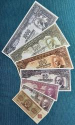 2 Emisyon  İnönü  7li Ofset Demo Matbu set