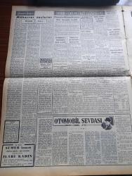 Vatan Gazetesi - 19 Ekim 1954 - Berrak Bir Konuşma Yazan Ahmet Emin Yalman Köşe Yazısı - Orta Şark Paktı İçin Türkiye Ve Irak Elbirliği İle Çalışacaklar - Dünya Güzeli Seçimi Sürprizle Neticelendi - Londra'daki Güzellik Müsabakasına İştirak Eden Güzeller Fotoğraf - Mısır Güzeli Antigone Kraliçe Seçildi - Irak Başvekili Nuri Sait Paşa Dün Basına İzahat Verdi - Amerika'nın Pakistan'a Yardımı Az Görüldü - Kömür İşletmesi Müstakil Olacak - Otomobil Sevdası Yazan İsmail Ateş Yazı Dizisi - Sirkecideki Beşir Kemal Eczanesi Sahibi Kalp Krizinden Öldü - Nehru Ve Ho Şi Minh Dün Görüştüler - Hoş Memo Karikatür - Kleopatra Yazan Emil Ludwig Yazı Dizisi - 1953 Türkiye Güzeli Ve Film Yıldızı Belgin Doruk Puro Tuvalet Sabunu Kullanıyorum Diyor - Fotoğraflarla Haberler - Kader Feneri Yazan Jean Martet Yazı Dizisi - Çingeneler De Hükümet Kurmak İstiyorlar - Güreşçi Hasan Gemici Antrenör Oldu -  Çek Atlet Emile Zatopek Brezilyaya Davet Olundu