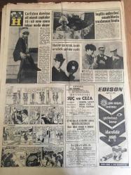 HÜRRİYET GAZETESİ 19 ARALIK 1967 YIL :20 SAYI :7057---Ana kraliçeye Yunanistan ı kapıları kapandı --Cunta ,Bir parazit gibi kabul ettiği Frederika dan  nefret ediyor ---Hamido oyuncak silahı patlattı  ve komisyonda bütçe  görüşmesi  başladı ---Yunanistan da büyük  tasfiye --Kral ile cunta arasındaki pazarlık sonuç vermedi --Mecliste  dış gezi tahsisatı  münakaşalara sebebiyet verdi --Kralın darbe  teşebbüsünü gizli bir teşkilat  akamete  uğratmış ---Anamur Ceza Hakimi ile  15 yaşındaki  oğlu trafik kazasında öldü ---Viyolonist :Karımın ölürken dünyaya  getirdiği oğlum Atilla artık öksüz kalmayacak dedi ---Karışık  zeytinyağı sanıklarının  hepsi  suçu birbirine attı ---Kıbrıs ta Yunan askerlerinin  tahliyesi durdu ---Julie Andrews  bu sene de yılın artisti seçildi --Denizde  kaybolan  Avustralya Başbakanı Köpek Balığını Yemiş --4 Çoban köpeği bahçede  oynayan  iki  kardeşi anne ve babalarının  gözü önünde  parçaladı ---Hakemler için  çirkin hafta ---Golleri Ankaragücü atmadı biz yedik -