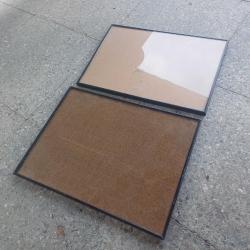 Siyah Aluminyum Çerçeve ,Camlı, 2 adet,30 x 42 cm