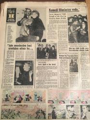 HÜRRİYET GAZETESİ 26 ŞUBAT 1966 YIL :18 SAYI :6404--Bütün Almanya Bir Türkü Arıyor --İhtilalden sonra Gana halkı ,içki içip  sokaklarda dans ediyor --Endonezya  da da ihtilal havası esmeğe  başladı ---İhtilalin kana buladığı Şam sokaklarını dün  itfaiye  arabaları yıkadı ---Suphi Baykam ın oğlunun sergileri için  yüzbinler sarf edilmiş ---Memurlar  Mart Maaşlarını  Zamlı Alamıyor --Katilin yedi ,maktülün  ise  dört çocuğu var --Üç sene de yapılan 124 grevle  330 bin  879 iş günü  kaybedildi ---Haşim İşcan  ın emekliye sevki kararı  kaldırıldı ---Brükselin  ortasında  bir polis öldürüldü ---Yaz  sezonu Ege  da ki oteller de hiç yer kalmadı ---İstanbulspor -Beykoz karşılaşıyor --Şeref :Hem Fenerbahçe ye hem de bana yazık oluyor --Galatasaray ı sakat olan futbolcuları  düşündürüyor ---Komedi filmlerine veda ---İşte  senelerden  beri aradığım  adam bu --Ajda nın 2500 liralık robu hayranlarının elinde kaldı --Suphi Baykam ın oğlunun sergileri için  yüzbinler sarf edilmiş --