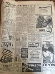 HÜRRİYET GAZETESİ  25 ŞUBAT 1966 YIL :18 SAYI :6403---Servet transferi yıldırım  hızıyla yürürlükten kaldırılıyor ---Gana da ihtilal --Suriye de 2 binbaşı duruma hakim oldu ---İstanbul Emniyet Müdürü Değişiyor ---Mezar başında  okuyup üfleyip  Toto dolduruyor --Çanakkale  kahramanı  Nusret  mayın gemisi şilep  haline getirildi --Topaloğlu :Ordu Rumların anlaşma dışı  hareketlerini  önlemeğe  hazır --Willie yüzüğü takıp hürriyetine  kavuştu ---Zoraki gelin ,48  lik damadı zifaf  gecesi  öldüresiye dövdü --Doğacak çocuğun cinsiyeti tam olarak  tespit ediliyor ---Galatasaray uğruna arabadan da  oldu ---Eh şimdi şöhretin kapasını açtın  hayırlı ,uğurlu  olsun dediler ---Tanınmış iş adamı  depo ettiği iki kilo esrarla ele geçirildi ---10 metresi olan çapkın hırsız  yakayı  ele verdi ---Fenerbahçe de antrenörle menajerin arası açıldı --Aydemir Nemli :İst.Spor düşmeye layık takım değil--Anderlecht :1 Real Madrid :0---Dünyanın en büyük sahtekarı ---