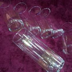 SARI ZEYBEK RAKI BARDAKLARI 6 ADET