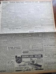 Akşam Gazetesi - 7 Aralık 1960 - Adnan Menderes Başkan Salim Başol'a Muhalefetten Dert Yandı - Kurucu Meclise CHP 46 Cumhuriyetçi Köylü Millet Partisi 28 Üye İle Katılacak - Topkapı Olayları Sanıkları Fotoğraf - Amerika'nın Başkanı Eisenhower İle 20 Ocakta Başkanlığı Devredeceği Kennedy İle Görüştü - Yassıada'dan Notlar Yazan Müfit Duru - İzmir Kağıt Fabrikaları Müdürü Enver Atafırat Bugün Yargılanıyor - Harward Üniversitesi Profesörü Raymond Adams'ı Vali Refik Tulga Uğurladı - Demokrat İzmir Gazetesini Yakanlar Yassıada'ya Gönderiliyor - Hülagünün Gözdesi Çizen Suat Yalaz - Ateşli Kız Gina Yazan George Albert Gley  Yazı Dizisi - İran Sarayının Türk Ressamı Kıvılcım Pamir - General Cemal Madanoğlu'ndan Bir Hatıra - Güzel Aktris Ayten Kaçmaz - Tiyatro Sanatkarlarından Yılmaz Gruda İle Sanatkar Eşi Tolga Tiğin Tolga İsimli Bebekleri Dünyaya Geldi - Günah Maskesi Resimleyen Remzi - Bize Barbadoslu Derler Yazan Çizen Ratip Tahir Burak - Fenerbahçe Hakeme İtiraz Eden Futbolcuyu Ceza Verecek