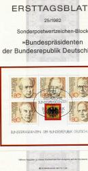 LOT.18 » 1982-25  ALMANYA  ETB   Almanya Federal Cumhuriyeti Federal Başkanı