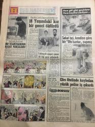 HÜRRİYET GAZETESİ 3 EKİM 1968 YIL :21 SAYI :7341--Hamido AP den ihraç edilecek --Boykot yapan öğrencilerin bursu kesildi --Otomobille  çarpışan motosiklette ki güzel hostes öldü ,arkadaşı komada --Kamyon -kamyonet çarpıştı :5 ölü --Karısını ve çocuğunu öldüren genci kayınpederi kurşunladı ---Aşka gelen sarhoş misafirini  öldürdü --İbrahim Ural Ankara Emniyet Müdürü Oldu ---Küçük sandalla  Rodos tan Midilli ye  kaçan Yunanlı genç ,aşk  uğruna Müslüman oluyor ---İsveç hastanelerinde  aşk odaları kurulacak ---17 Yaşında bir kız kendisini  kaçırmak isteyeni öldürdü --Göztepe ve Fenerbahçe tur atladı --Beşiktaşlılar  İstanbul seyircisini birleşmeye davet etti --Adana lig  takımları zor durumda  kaldı --18 Yaşındaki kız  bir genci öldürdü --Sakat  işçi kendine göre bir oto kantar yapmış--Efes otelinde kaybolan  yüzük  polise iş çıkardı --Yalınayak soygun yapan iki kişi gece yakalandı ---Bir ticarethanenin  kasası parçalandı ---Avans Kanunu Tasarısı Yarın Görüşülecek ---